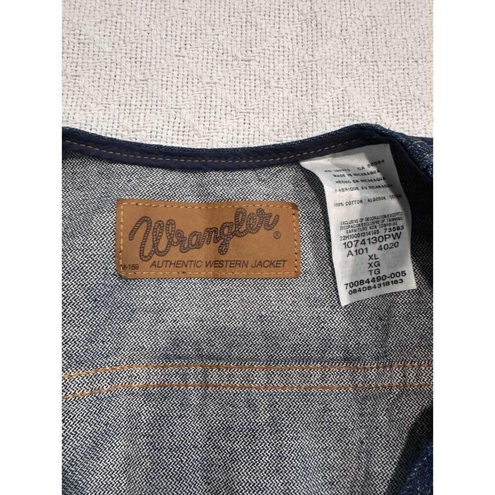 Wrangler Men's Denim Vest Size XL - Picture 5 of 6